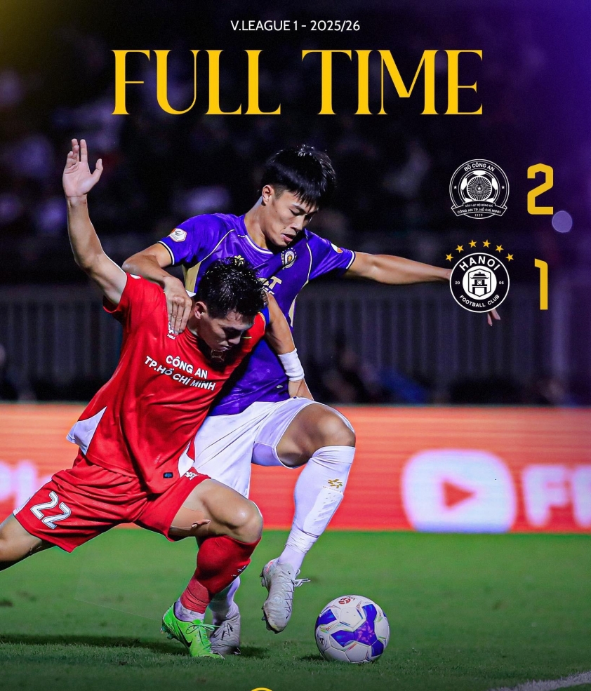 Trực tiếp Công an TPHCM 2-1 Hà Nội: Rút ngắn cách biệt 686162