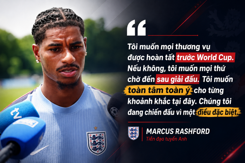 Rashford gửi thông điệp khó đoán tới MU trước trận knockout World Cup 862123