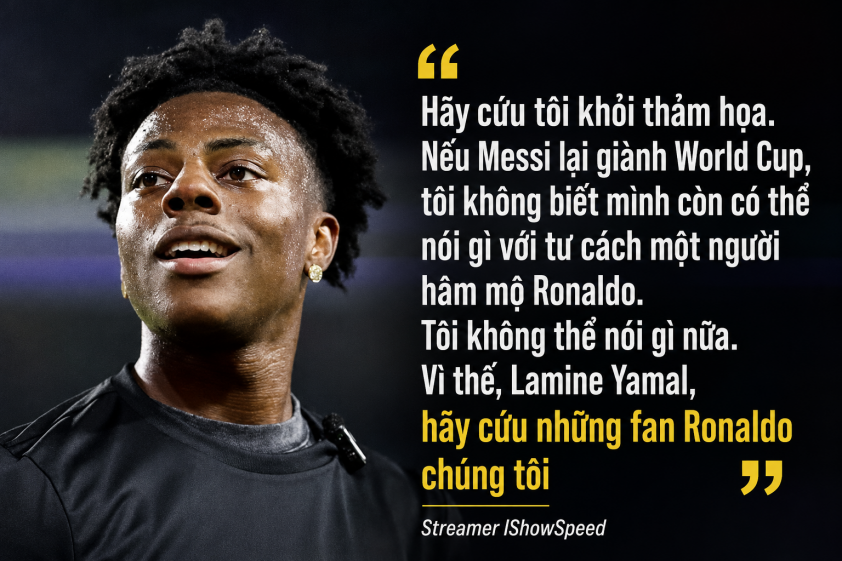 Fan cuồng số 1 của Ronaldo van nài Yamal: Đừng để Messi vô địch World Cup! 868771