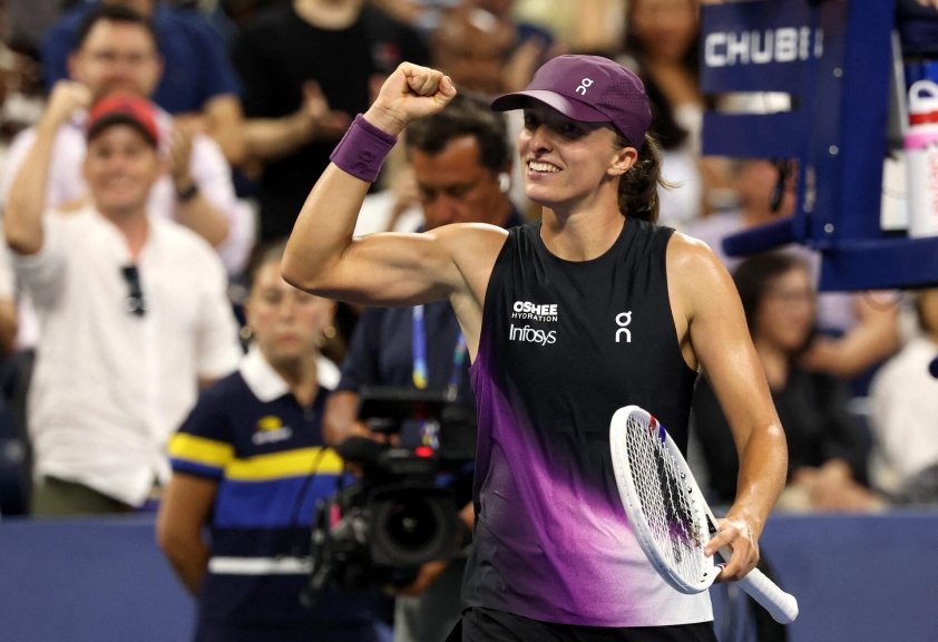 “Tiệm bánh Iga” làm nóng lò trong ngày ra quân US Open