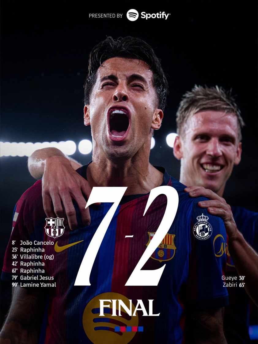 Trực tiếp bóng đá Barca vs Racing Santader, 2h30 hôm nay 17/9