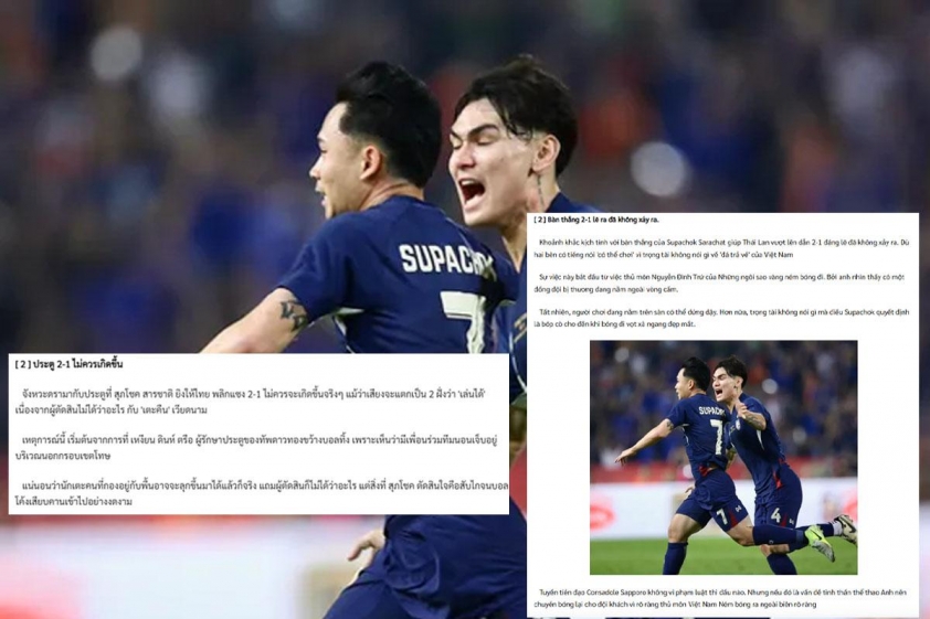 Báo Thái Lan: 'Bàn thắng của Supachok không xứng đáng, không fair play'