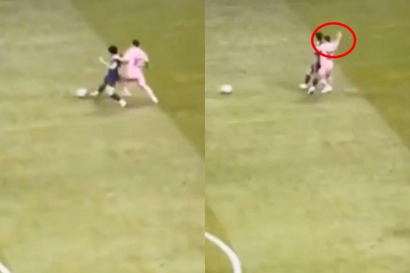 Lionel Messi bị tố đánh cầu thủ PSG trên sân 657627