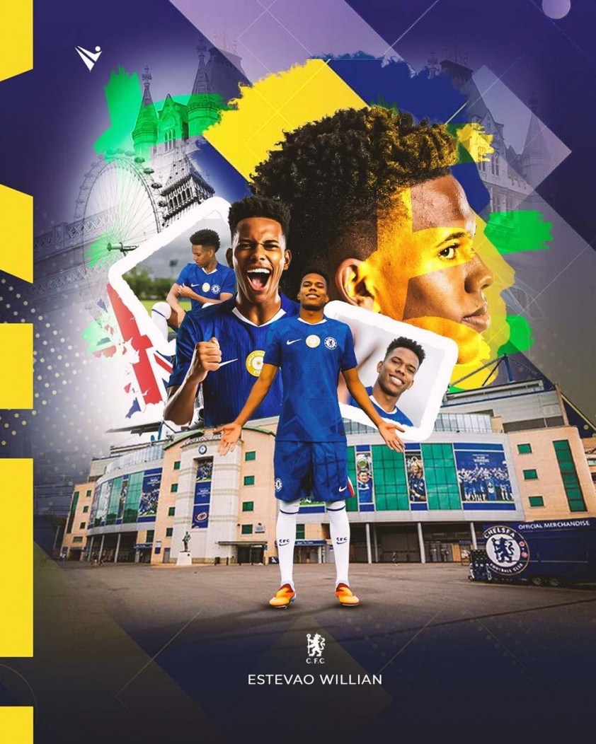 Tân binh Chelsea - Hay lắm “Messinho” Estevao Willian 681215