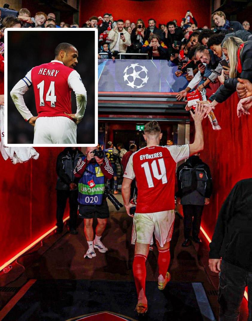 Di sản của Henry giúp Gyökeres 'hồi sinh' mạnh mẽ tại Arsenal 726405