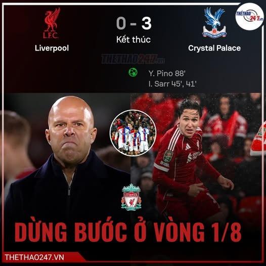 Liverpool chịu thất bại thảm hại nhất trong 91 năm 731100