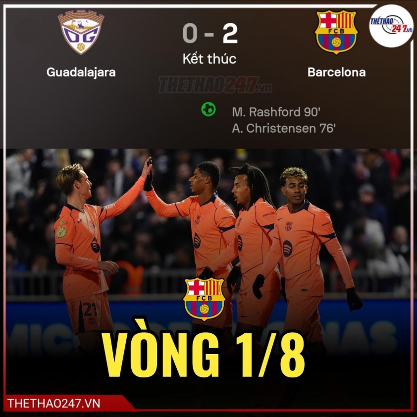 Barca đánh bại đội hạng 3, tiến vào vòng 1/8 cúp Nhà Vua 3 Barca thắng đội hạng 3, vào vòng 1/8 cúp nhà Vua 762043