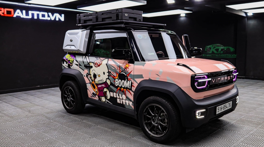 Tất tần tật chi phí gói độ Hello Kitty của VinFast VF3 trị giá hơn 230 triệu đồng 531605