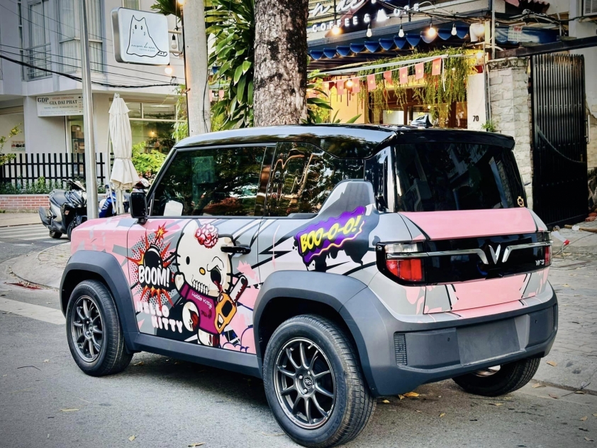 Tất tần tật chi phí gói độ Hello Kitty của VinFast VF3 trị giá hơn 230 triệu đồng 531607