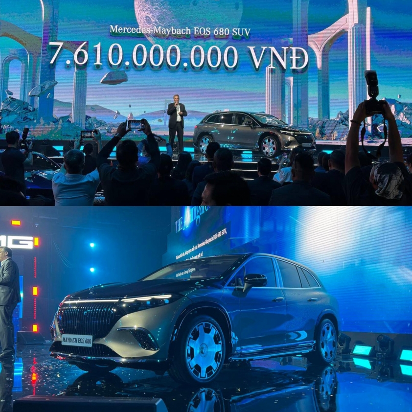 Mercedes-Maybach EQS 680 chính thức ra mắt tại Việt Nam: SUV chạy điện hạng sang giá 7,61 tỷ đồng 540136