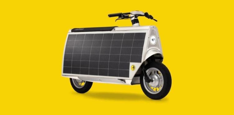 Lightfoot - Mẫu xe điện Scooter tích hợp pin mặt trời với thiết kế độc lạ 556600