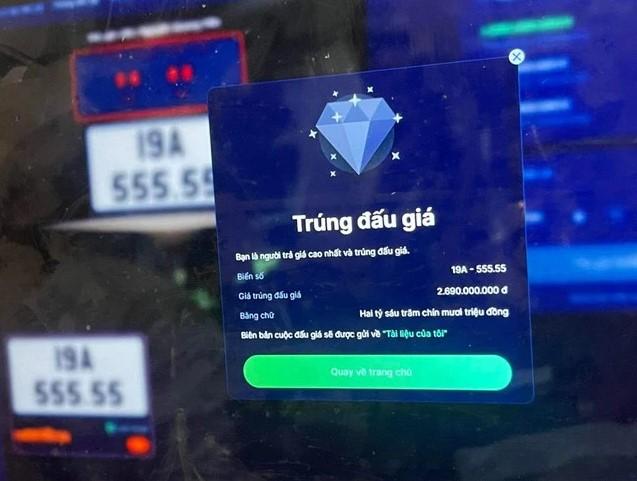 Quy định mới về giá khởi điểm của biển số