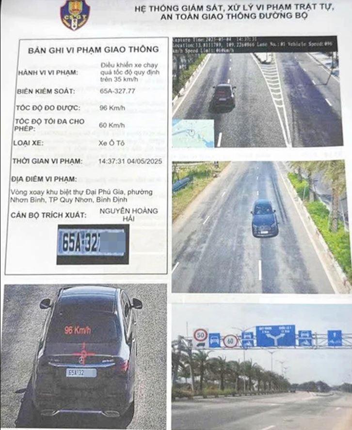Xe con vi phạm tốc độ 14 lần, lao 96 km/h trong khu dân cư: Bất chấp pháp luật, coi thường mạng người 632327