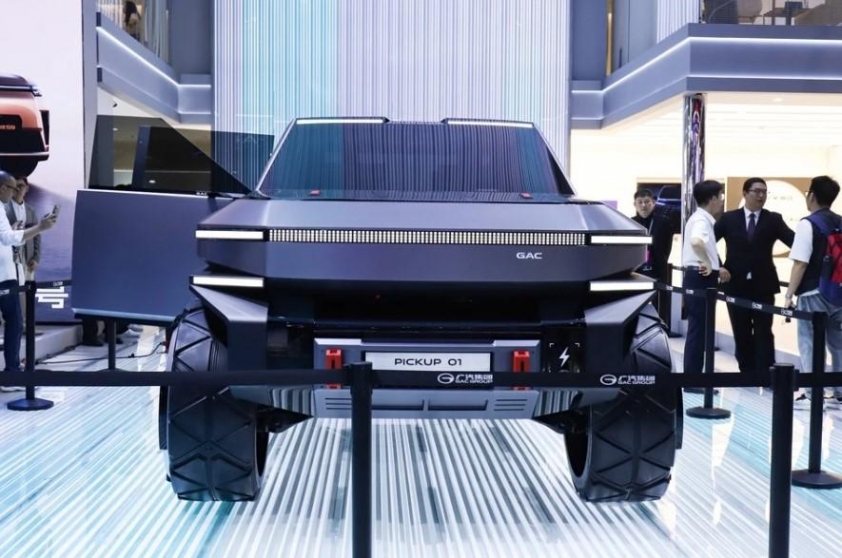 GAC Pickup 01 – Mẫu bán tải điện đậm chất tương lai, tham vọng đối đầu Tesla Cybertruck 637402