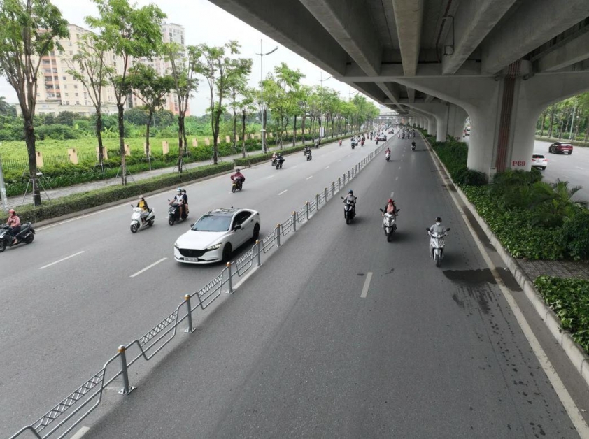 Hà Nội phân làn cố định tuyến Võ Chí Công từ ngày 9/7 662296