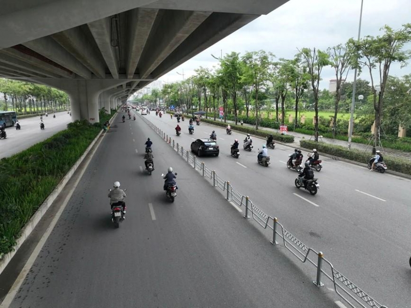 Hà Nội phân làn cố định tuyến Võ Chí Công từ ngày 9/7 662301