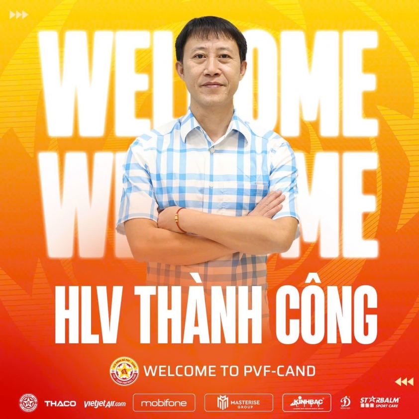 HLV Nguyễn Thành Công chính thức trở thành HLV trưởng CLB PVF-CAND