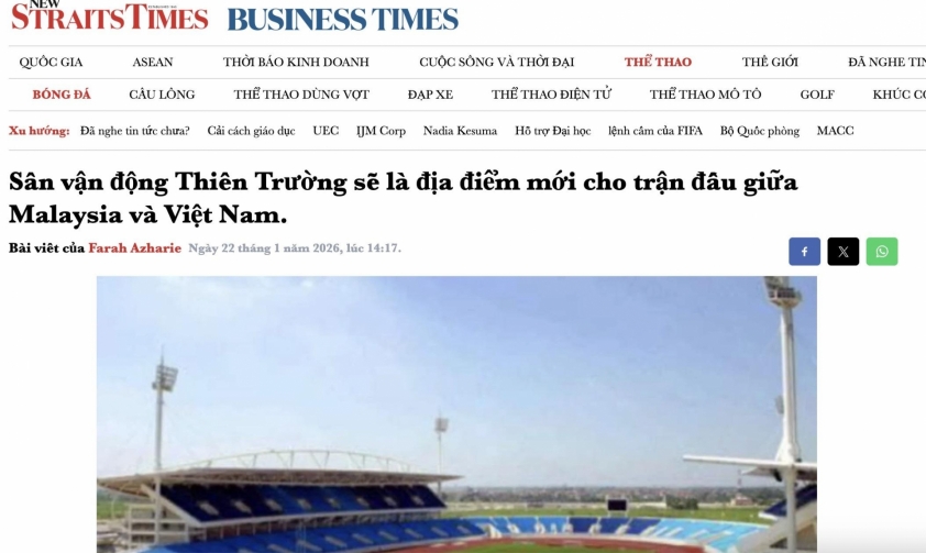 Truyền thông Malaysia bất ngờ khi ĐT Việt Nam không thi đấu tại Mỹ Đình 4 Truyền thông Malaysia phản ứng khi ĐT Việt Nam lại không đá ở Mỹ Đình 783182