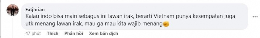 CĐV Đông Nam Á phản ứng bất ngờ khi Indonesia thua đau Iraq 476415