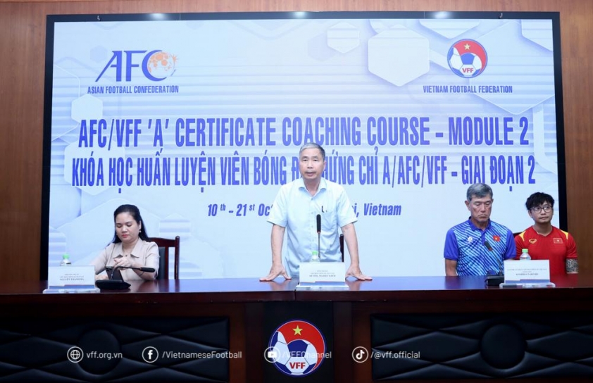 Khóa Học HLV Bóng Đá Chứng Chỉ A/AFC/VFF Giai Đoạn 2 Khép Lại