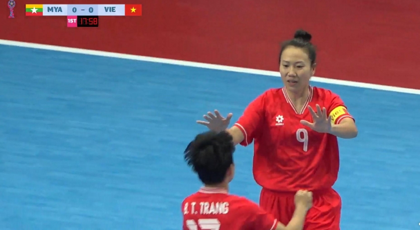 Trực tiếp futsal nữ Việt Nam 0-0 Myanmar: Nhập cuộc hứng khởi 557830