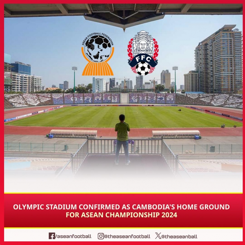 Campuchia chốt xong sân nhà cho AFF Cup 2024 561280