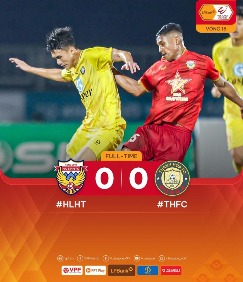 Hà Tĩnh hòa trận thứ 11 tại V-League mùa này 598843