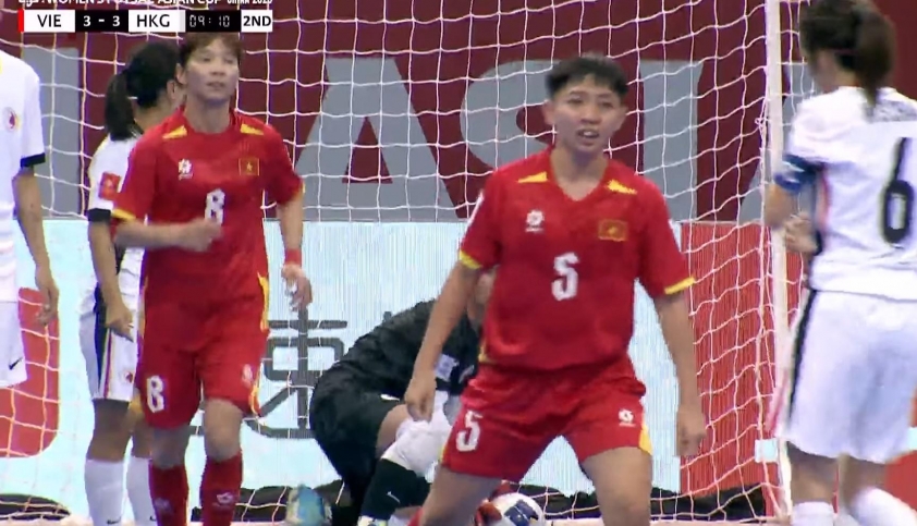Trực tiếp futsal nữ Việt Nam 3-3 Hồng Kông: Rượt đuổi tỷ số 631291