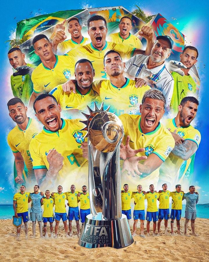 Tuyển Brazil lập kỷ lục 7 lần giành chức vô địch World Cup 633588