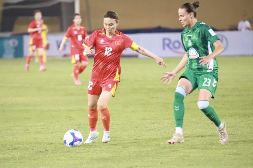 ĐT nữ Việt Nam thi đấu nỗ lực trước Werder Bremen 635817