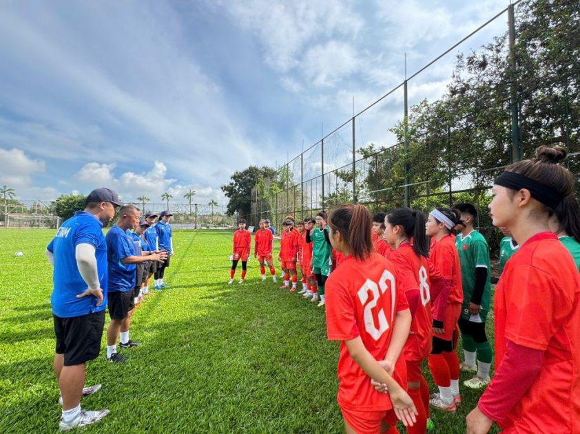 Tuyển thủ U19 nữ Việt Nam khẳng định quyết tâm trước giải AFF 637865