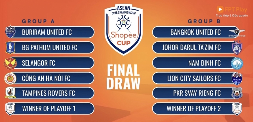 Trực tiếp bốc thăm Shopee Cup 2025/26: Nam Định, CAHN đấu ai 660114