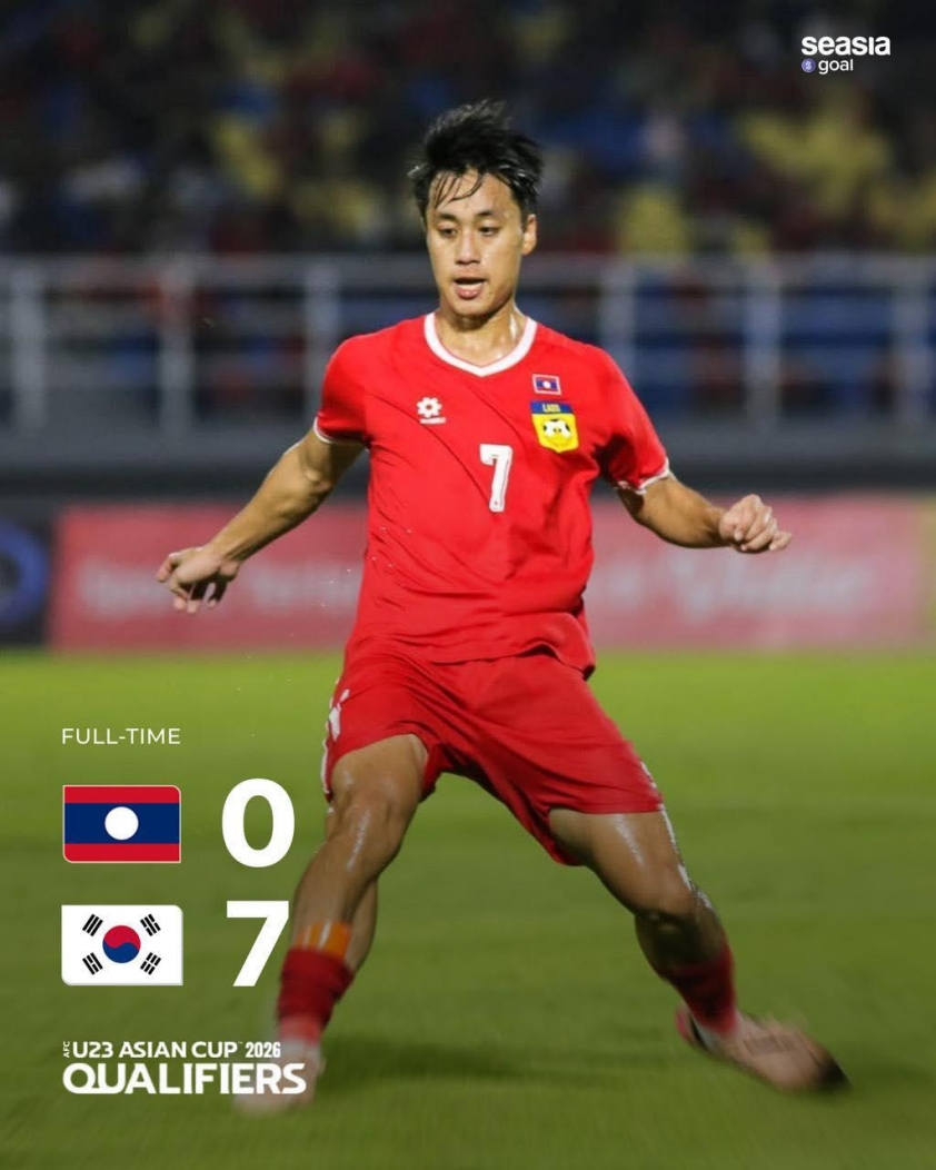 Thắng đậm Lào 7-0, U23 Hàn Quốc cầm chắc vé đi tiếp 699233
