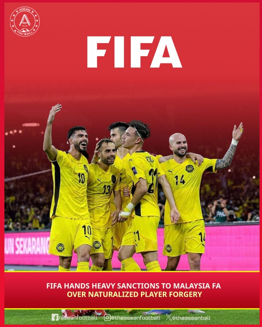 CĐV Đông Nam Á dậy sóng khi FIFA phạt Malaysia nhập tịch trái phép ở trận thắng ĐT Việt Nam 711770