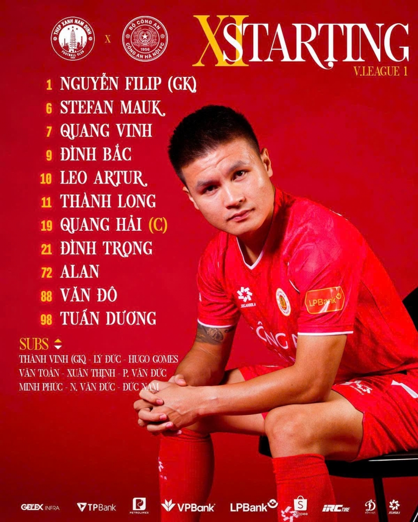 Brazil thăng hoa, CAHN thắng lớn Nam Định! 9 Trực tiếp Nam Định vs CAHN, 18h00 hôm nay 28/9 712609