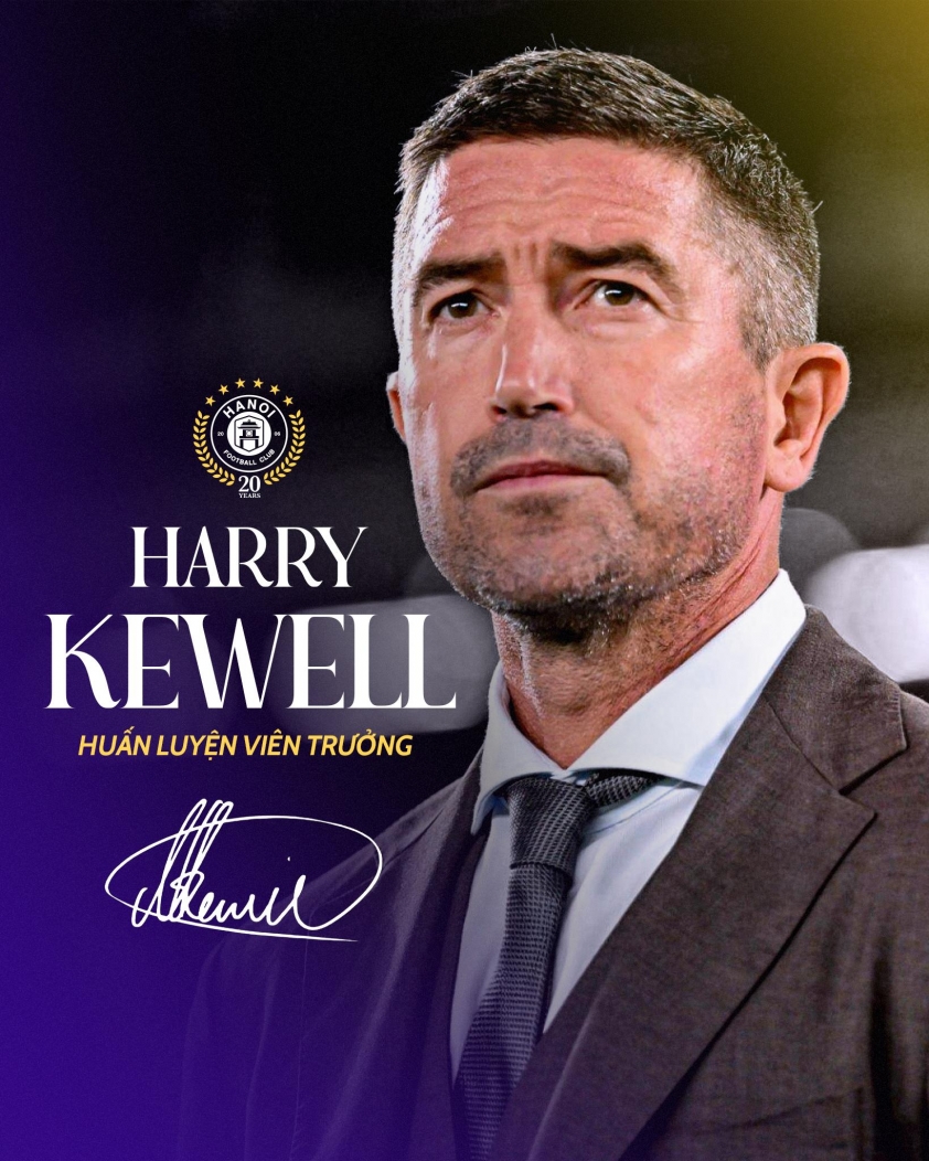 HLV Harry Kewell không ngại áp lực khi dẫn dắt CLB Hà Nội 719811