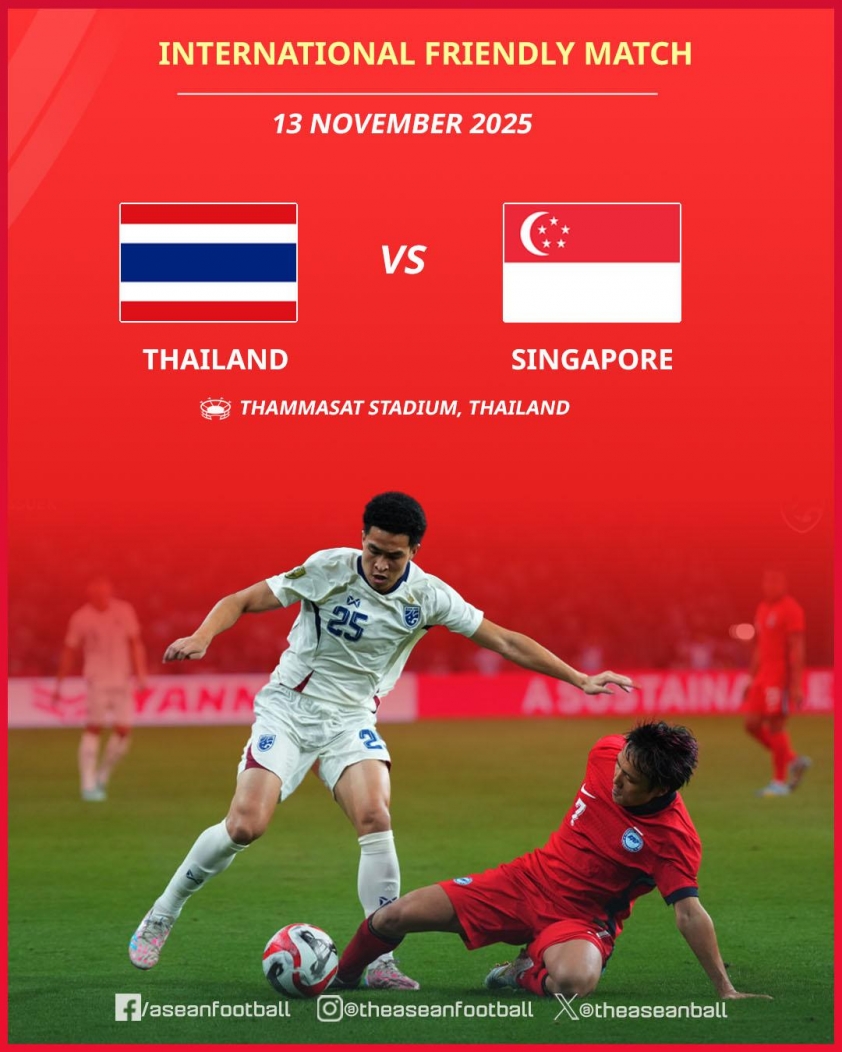 Thái Lan so tài Singapore trước trận quan trọng ở VL Asian Cup 723872