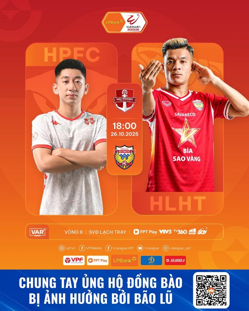Hải Phòng gặp Hà Tĩnh: Trực tiếp lúc 18h00 hôm nay 26/10 3 Trực tiếp Hải Phòng vs Hà Tĩnh, 18h00 hôm nay 26/10 729015