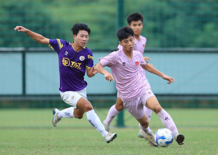 U17 Việt Nam tích cực đá giao hữu trước ngày sang Nhật Bản 730963