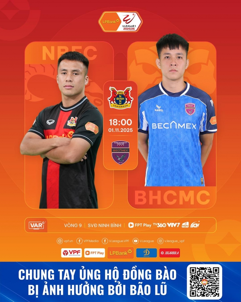 Trực tiếp Ninh Bình vs Becamex TP HCM, 18h00 hôm nay 1/11 732766