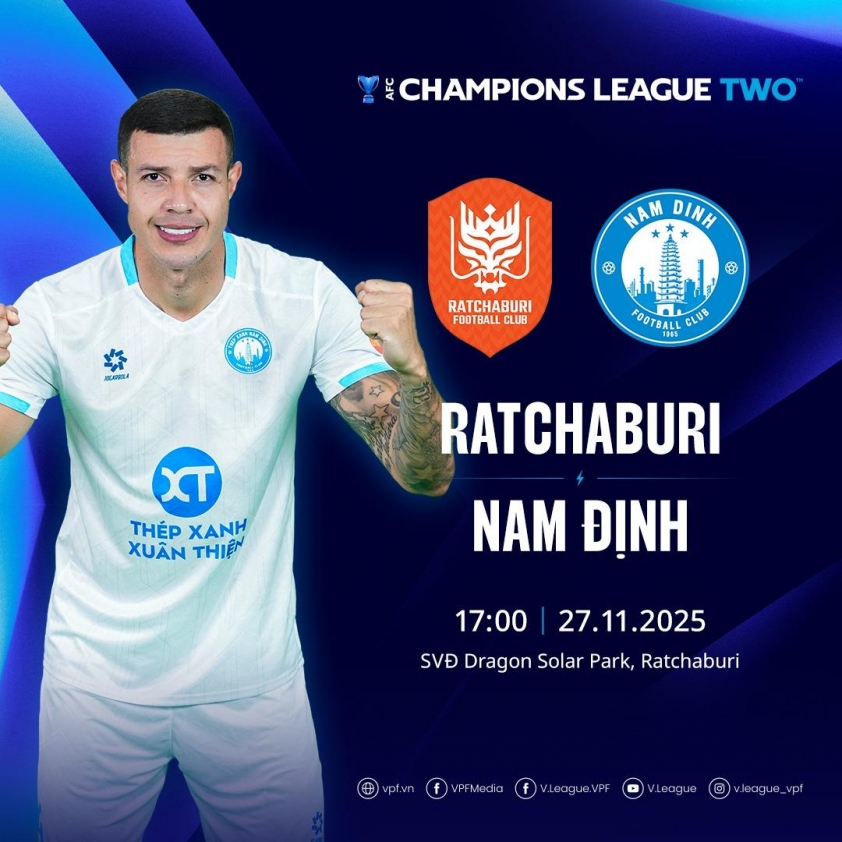 Trực tiếp Ratchaburi vs Nam Định, 17h00 hôm nay 27/11 749172