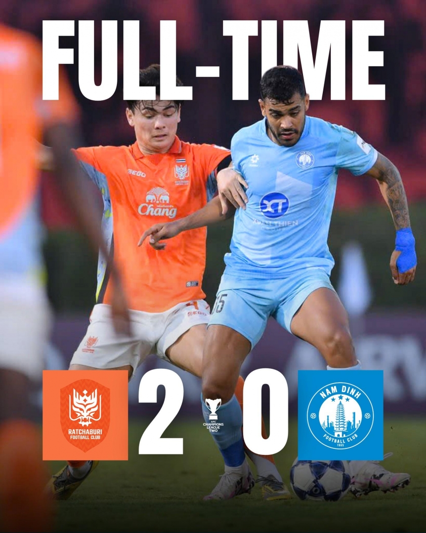 Thua đội Thái Lan, Nam Định có thể bị loại ở C2 châu Á 749402