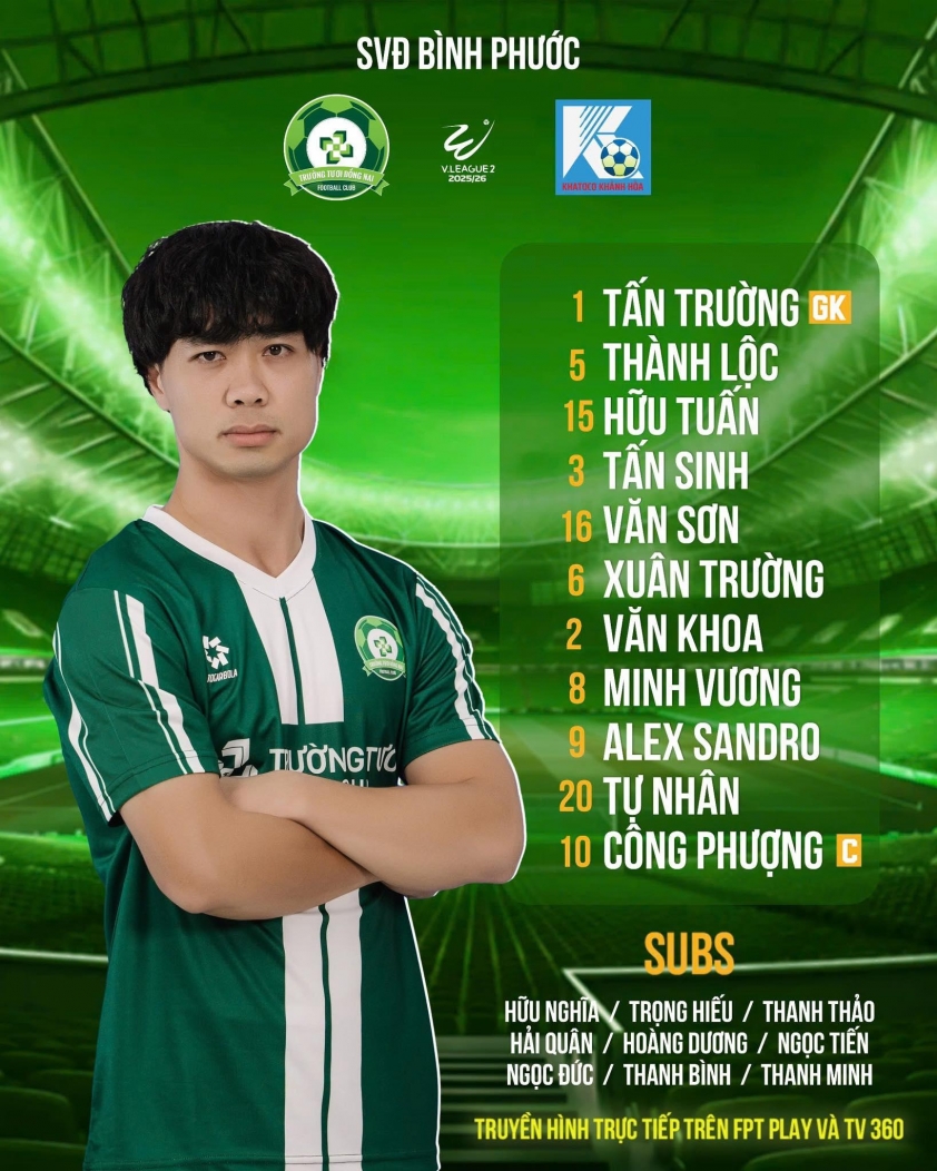 Trực tiếp Đồng Nai vs Khánh Hòa: Công Phượng tái xuất sân cỏ 4 Trực tiếp Đồng Nai vs Khánh Hòa, 18h00 hôm nay 31/1 787860