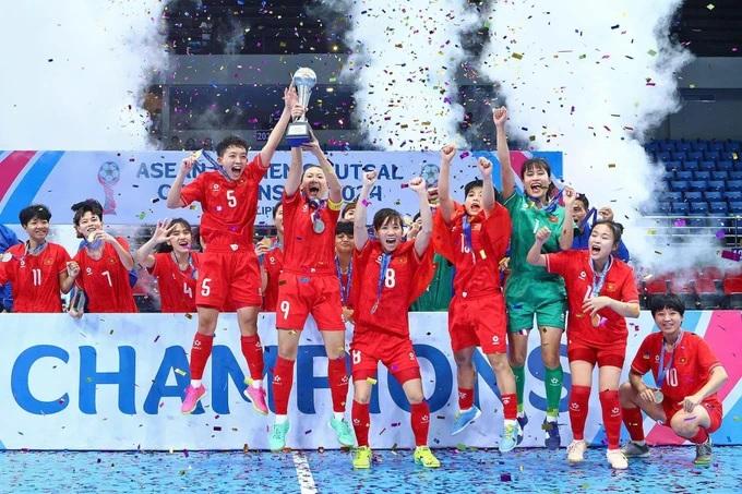 ĐT futsal nữ Việt Nam là ĐKVĐ Đông Nam Á