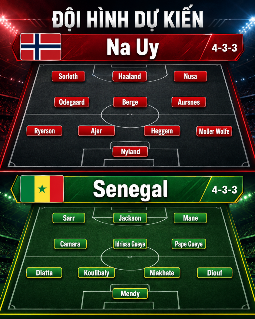 Nhận định Na Uy vs Senegal: Số phạt góc dễ đột biến 853151