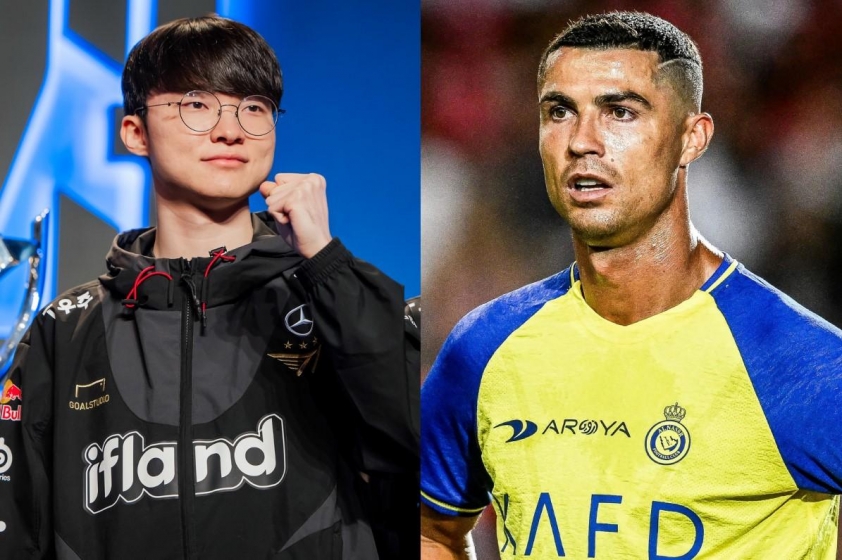 Vừa tái ký với T1, Faker liền được so sánh với Cristiano Ronaldo 673277