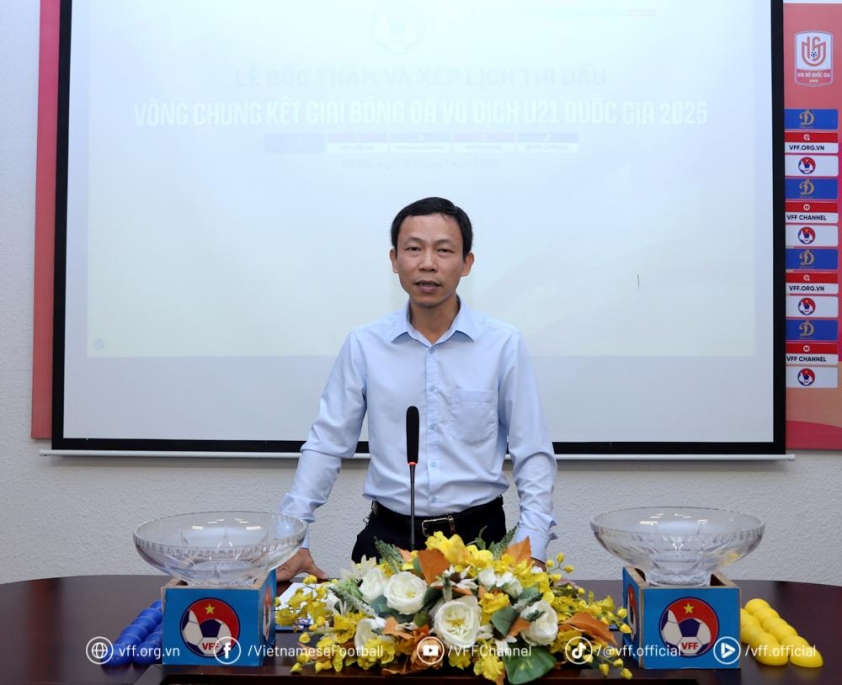Kịch tính tại Bốc thăm Vòng chung kết Giải Bóng đá Vô địch U21 Quốc gia 2025 667055