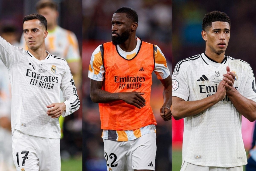 3 cầu thủ của Real Madrid bị truất quyền thi đấu vì các lí do khác nhau (Nguồn: Trang chủ CLB)