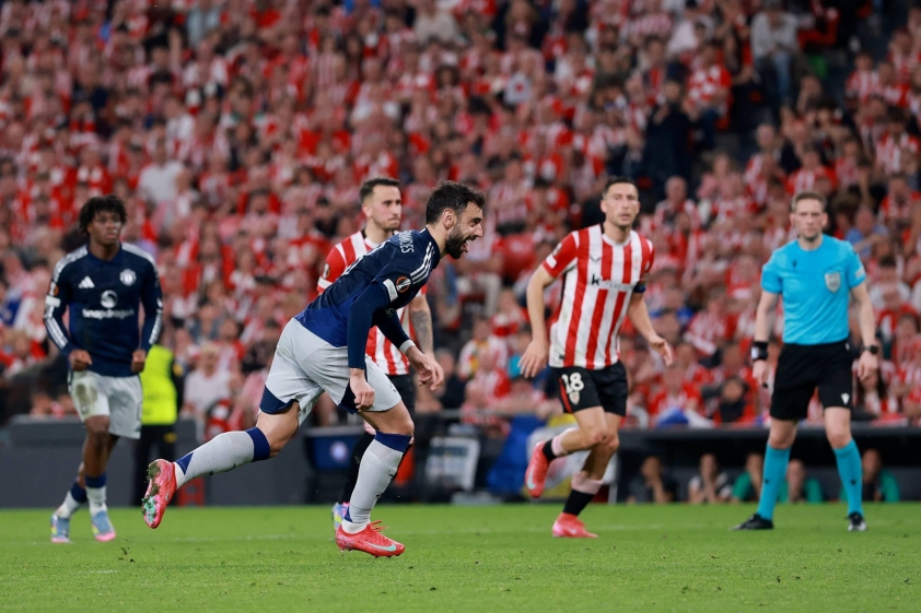 Quả phạt đền và tấm thẻ đỏ đã chấm dứt mọi hi vọng của Bilbao. Nguồn: Hayters