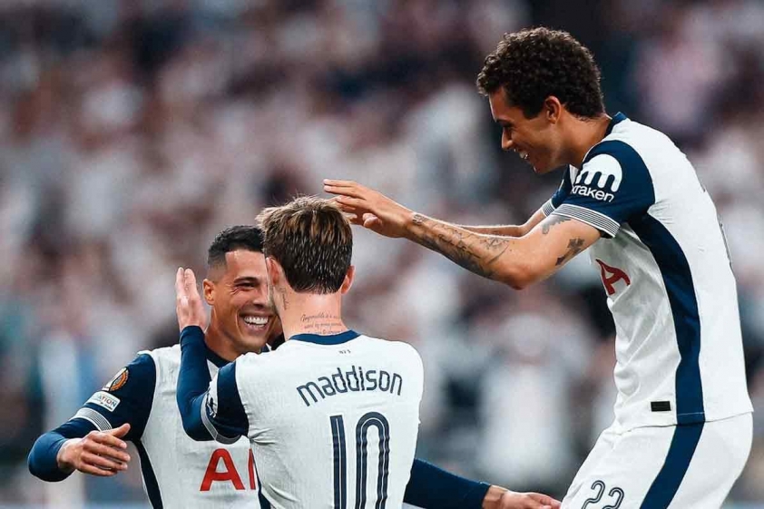 Tottenham gần như đã đặt một chân vào chung kết UEFA Europa League 2024/25 (Ảnh: Tottenham)